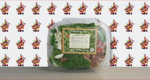 Trader Joe's Bacon & Spinach Salad with Poppy Seed Dressing
