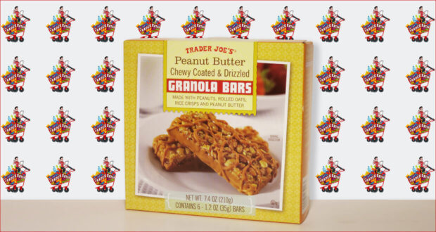 Trader Joe's Peanut Butter Chewy Coated and Drizzled Granola Bars